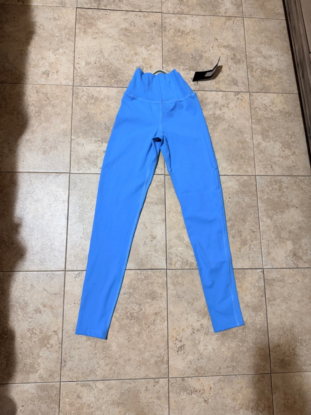 High-Waist Blue Performance Leggings